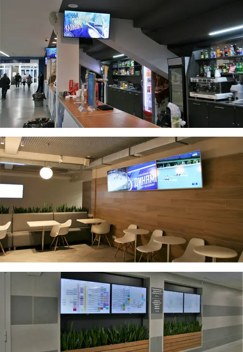 Public spaces with digital signage