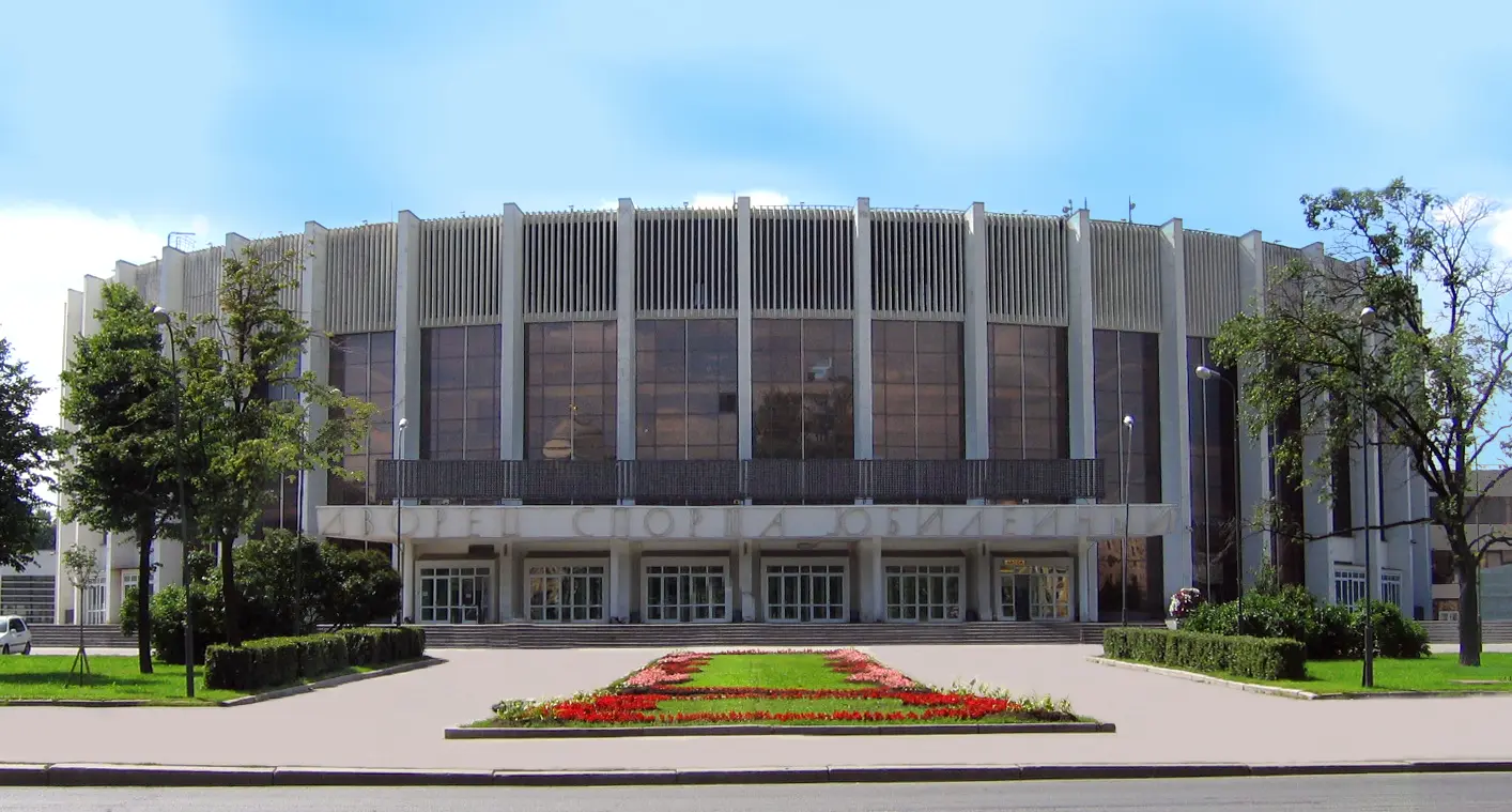 Stadium media facade and LED scoreboard